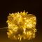 Новорічна гірлянда кімнатна нитка 14 м 160 LED кімнатна гірлянда білий провід Жовте світло W160LED16MWY